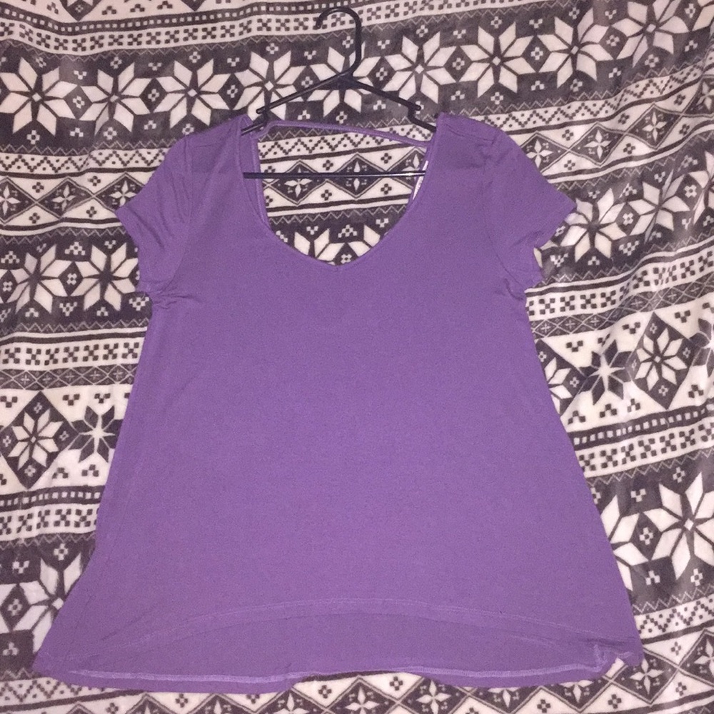 Open back T-shirt